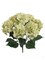 20" Hydrangea Bush - 7 Silk Flowers with Lifelike Leaves, Artificial Greenery, Perfect for Home, Office & Wedding Décor - Spring & Year-Round Accent, Floral Home by Artificial Flowers